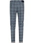 Printed Check Pants - Navy